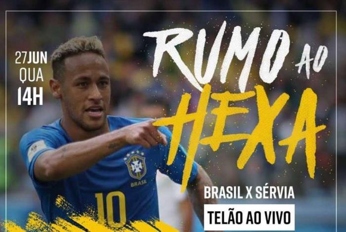 Estabelecimento faz promoção evolvendo Neymar