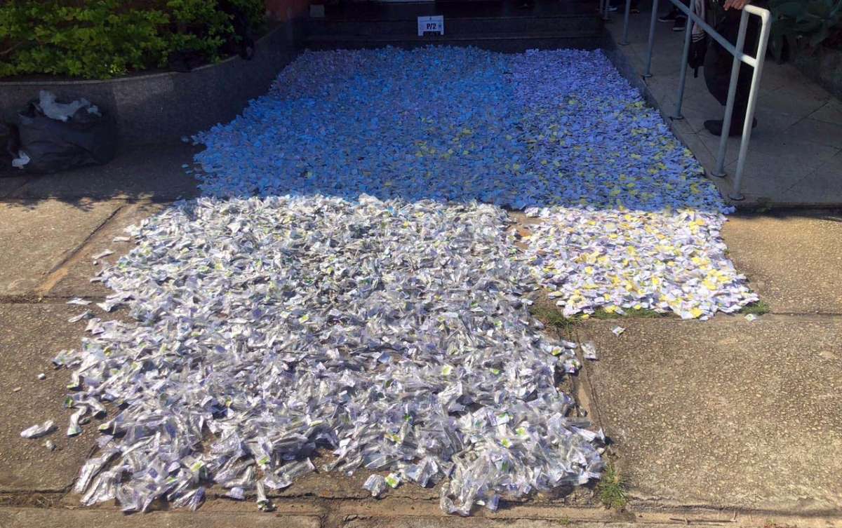 Material continha cocaína, crack e maconha - Divulgação / Polícia Militar
