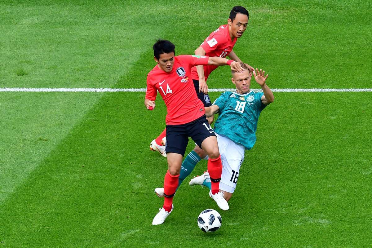 Coreia do Sul e Alemanha se enfrentaram na Arena Kazan, nesta quarta-feira