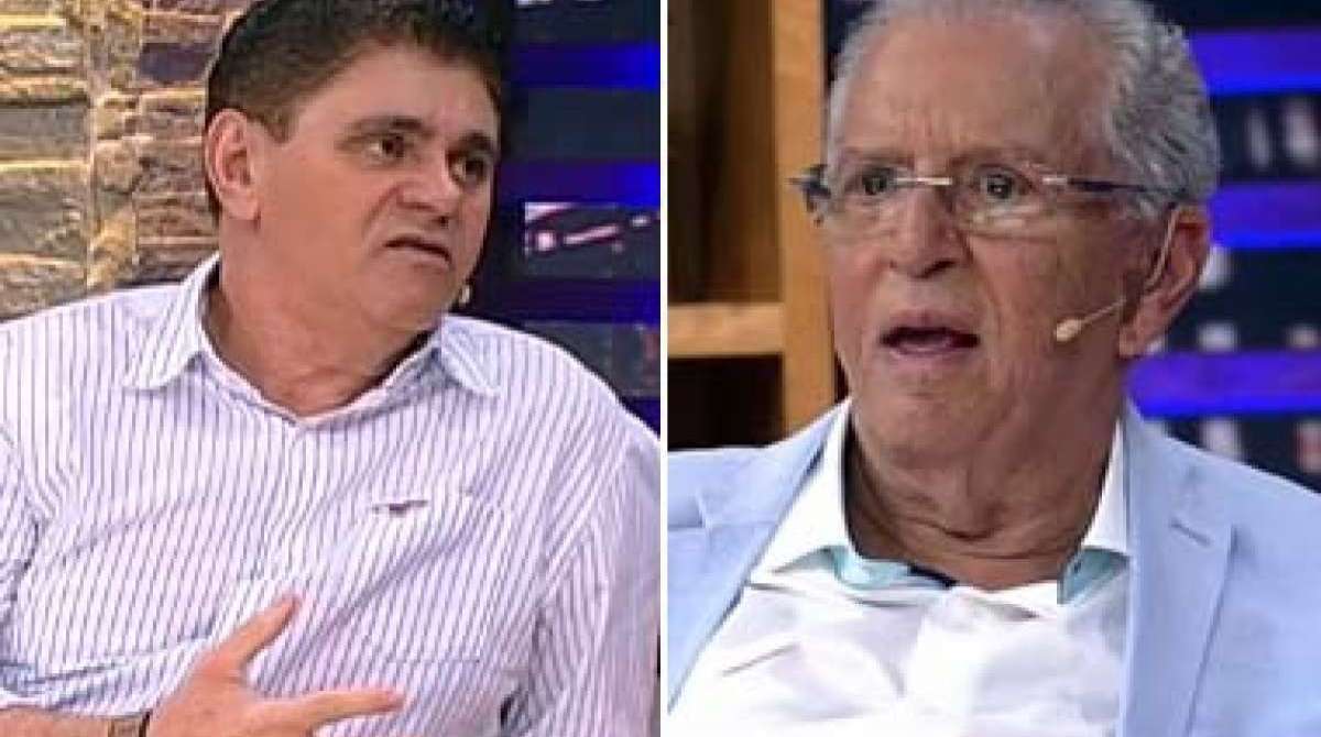 Batoré e Carlos Alberto da Nóbrega trabalharam juntos na 'Praça é Nossa' - Reprodução / RedeTV!