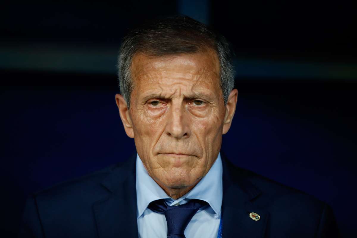 Tabárez comemorou classificação do Uruguai - AFP