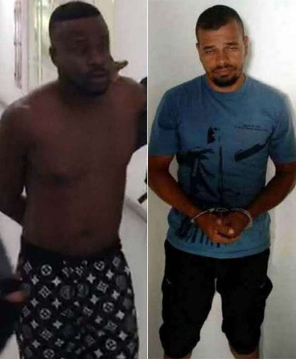 Vagner Love (à esquerda) foi preso no dia 15 e Abelha (à direita) no dia 21