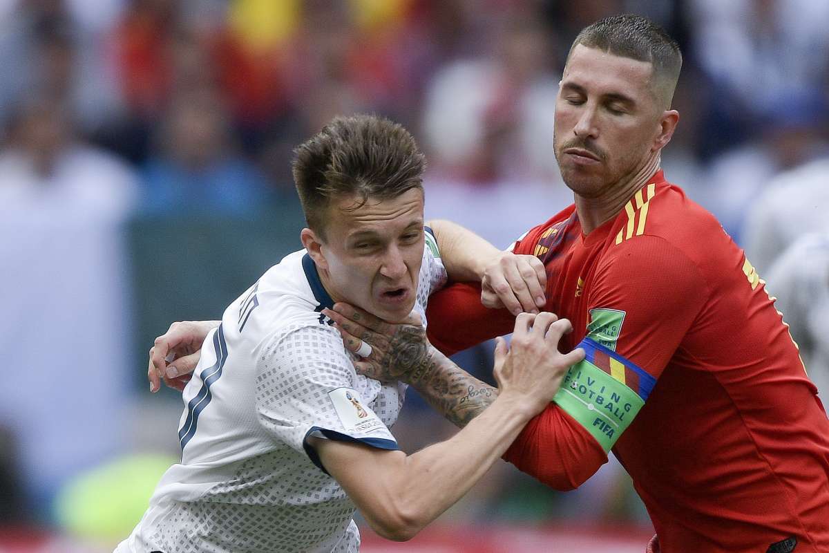 Espanha e Rússia se enfrentaram em Moscou