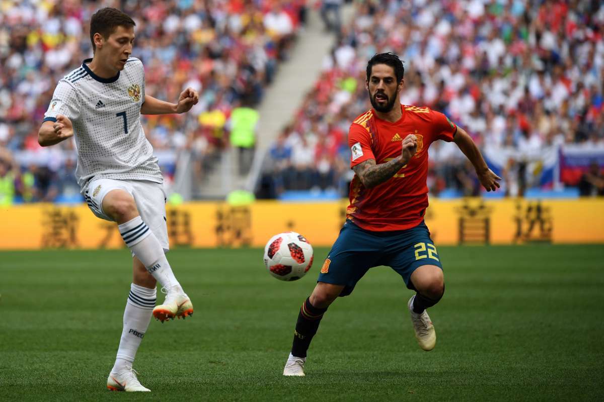 Espanha e Rússia se enfrentaram em Moscou