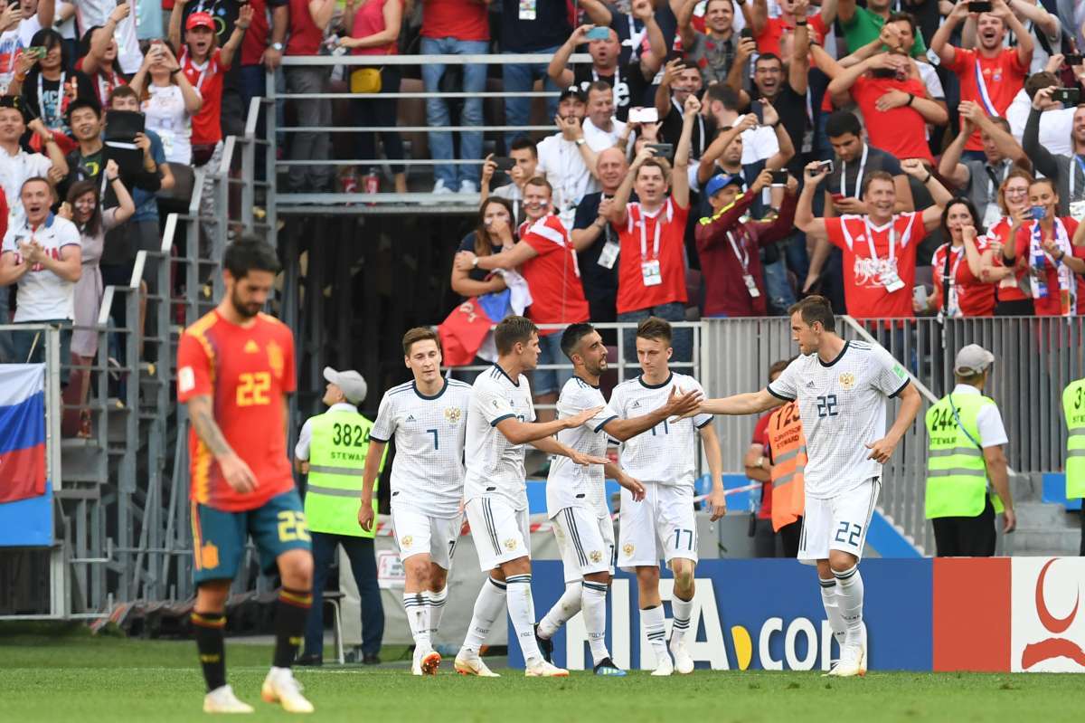 Espanha e Rússia se enfrentaram em Moscou