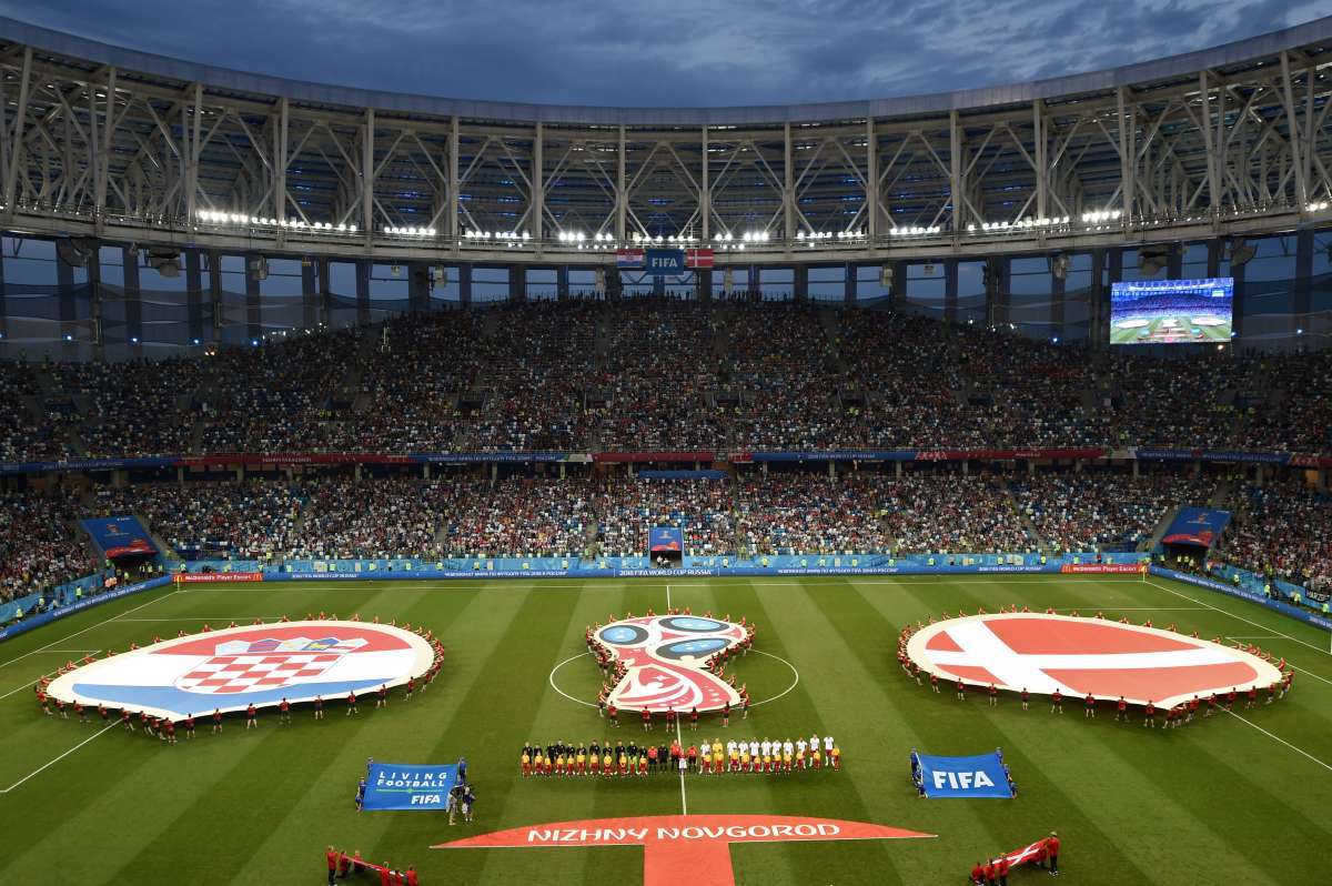 Croácia e Dinamarca se enfrentaram em Nizhny Novgorod pelas oitavas de final da Copa do Mundo