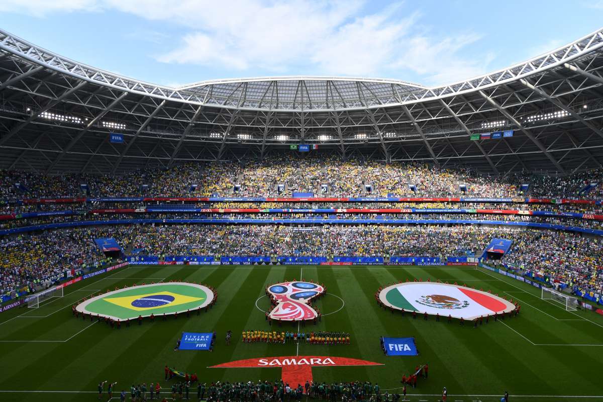  Brasil e México se enfrentaram em Samara pelas oitavas de final da Copa do Mundo