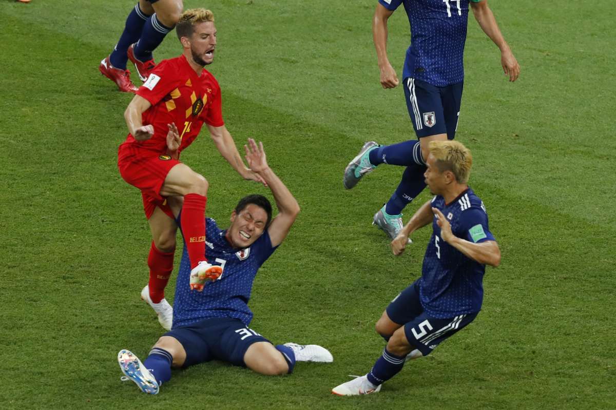 Japão e Bélgica se enfrentaram nesta segunda