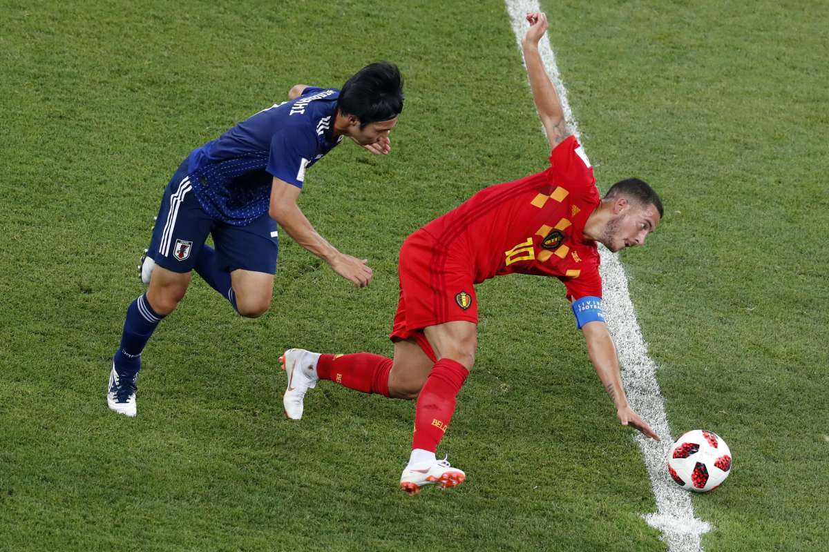 Japão e Bélgica se enfrentaram nesta segunda