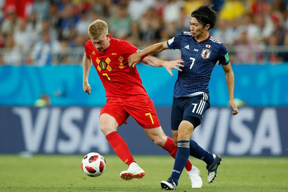 Japão e Bélgica se enfrentaram nesta segunda