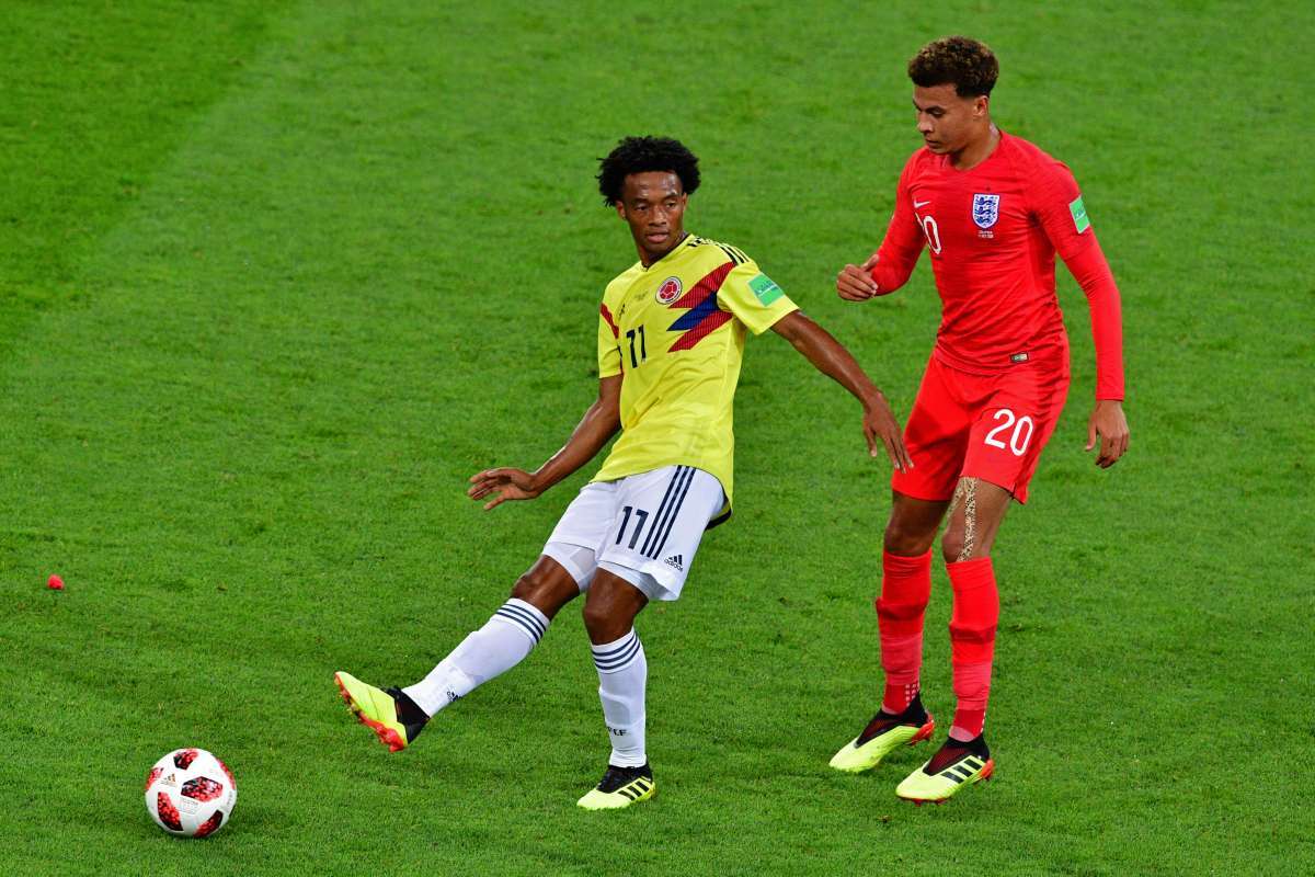 Inglaterra e Colômbia se enfrentaram nesta terça-feira