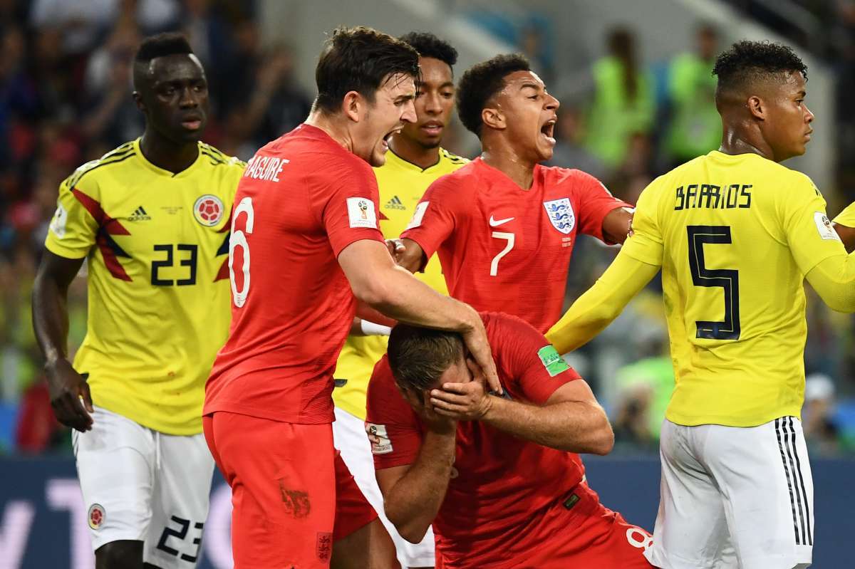 Inglaterra e Colômbia se enfrentaram nesta terça-feira