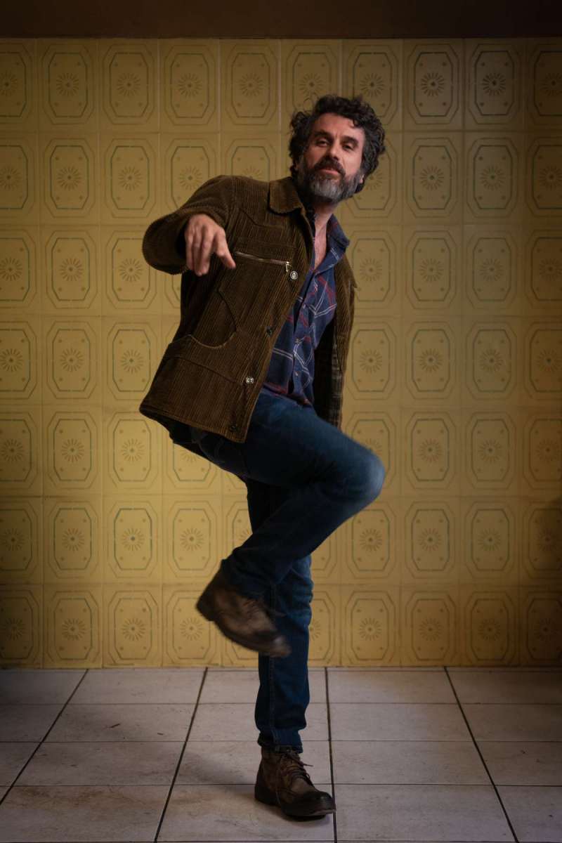 Eriberto Leão nos bastidores do filme 'Maior Que o Mundo'