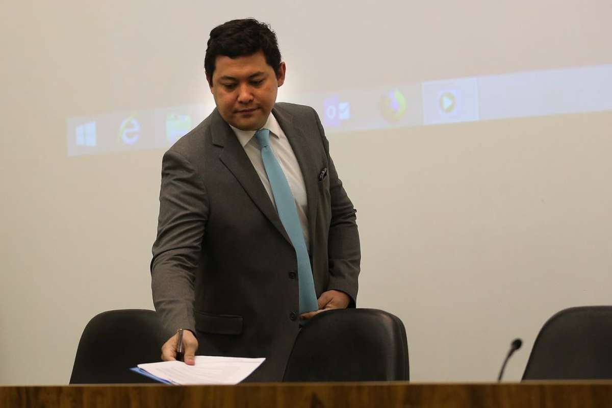 O ministro do Trabalho, Helton Yomura, durante lançamento de um pacote de ações de Políticas Públicas de Emprego