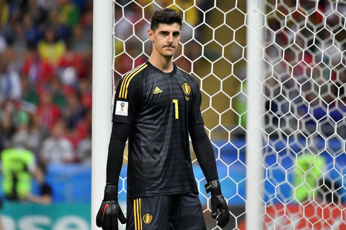 Courtois teve uma grande atuação na vitória da Bélgica - AFP