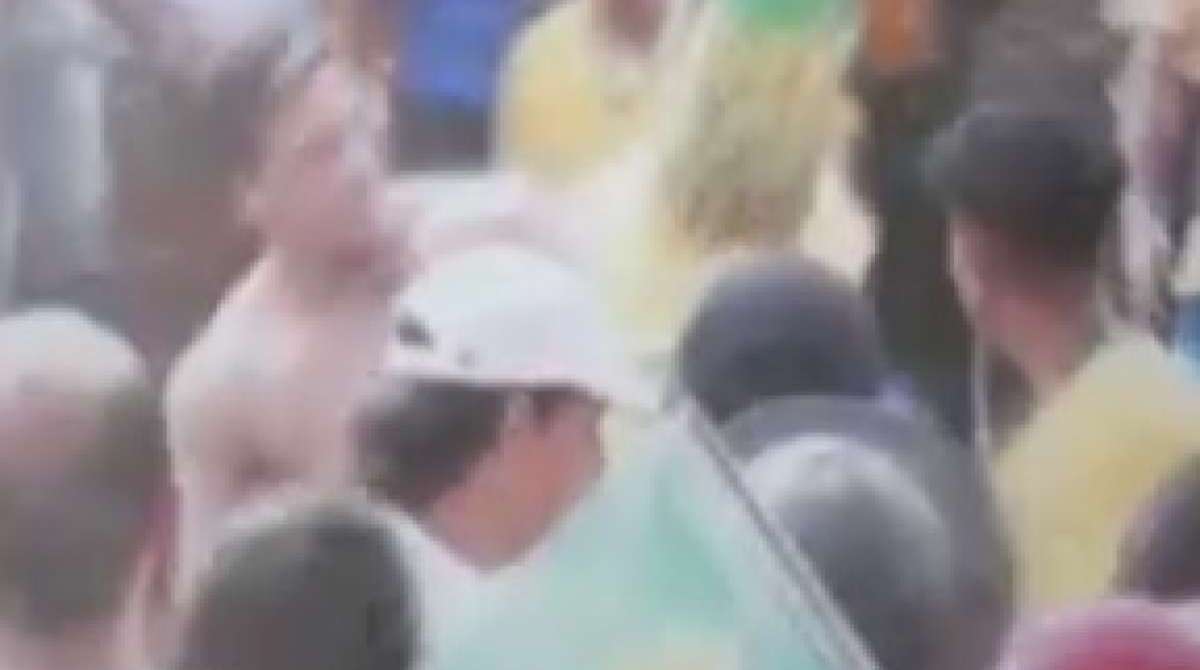 Briga em São Paulo após derrota do Brasil - Reprodução de vídeo