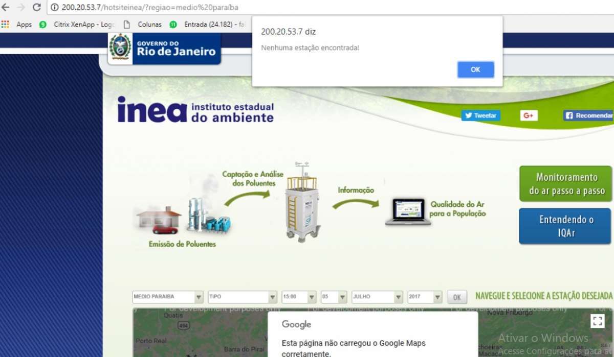 Inea que vive fora do ar