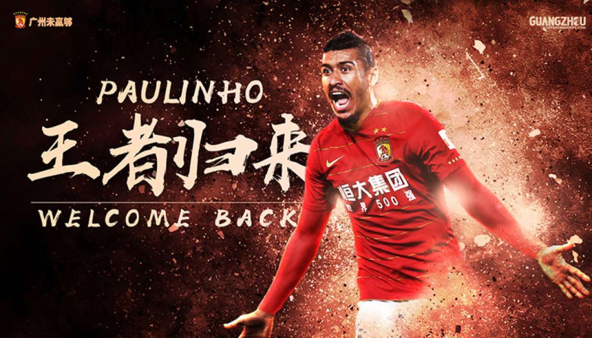 Paulinho volta para o futebol chinês - Reprodução