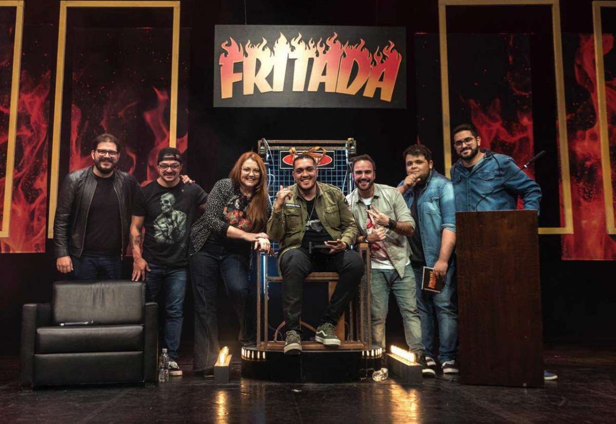 Diogo Portugal grava nova edição do programa Fritada - Divulgação