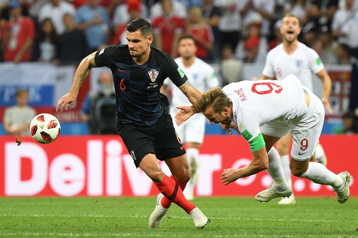 Confira as imagens da partida entre Croácia e Inglaterra