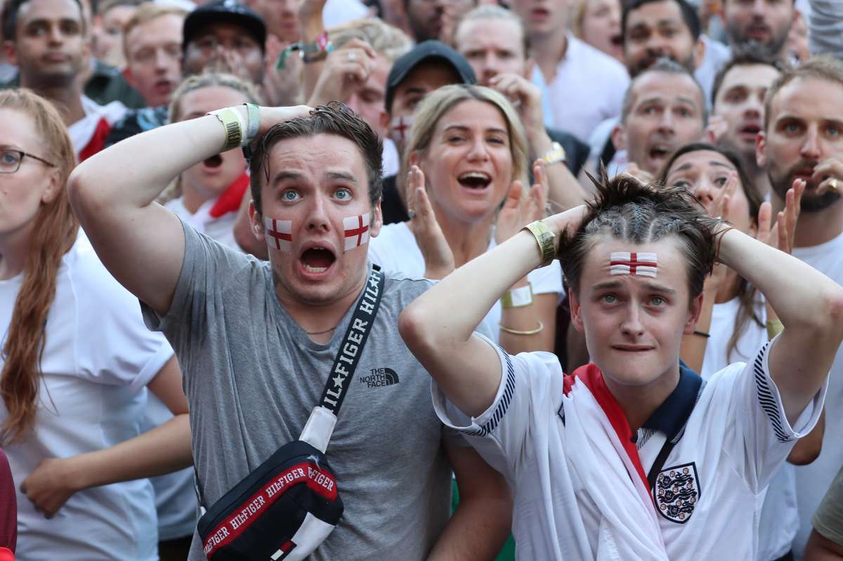 Confira as imagens da partida entre Croácia e Inglaterra