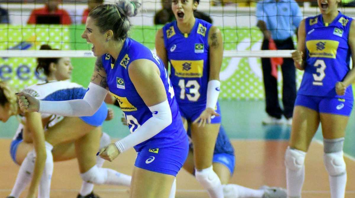 Jogos Pan-Americanos: Brasil bate Argentina e segue 100% no vôlei feminino  - Toda Bahia