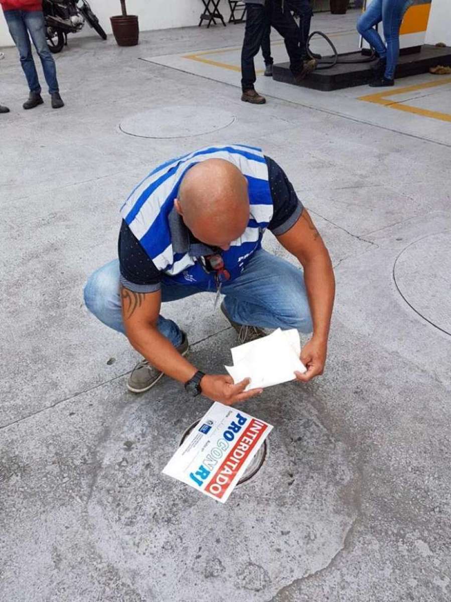 Fiscal interdita bomba em posto