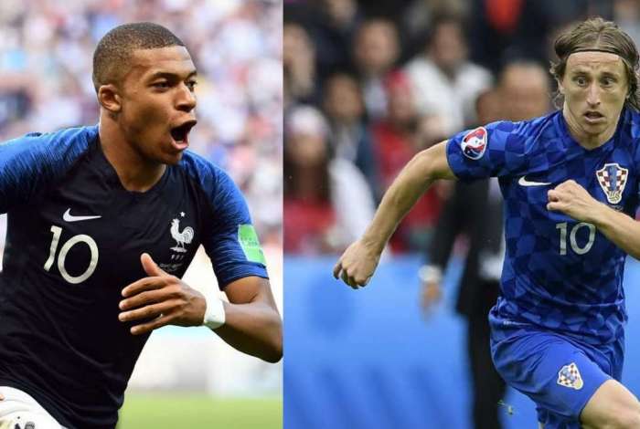 MbappÃ© e Modric sÃ£o as esperanÃ§as de FranÃ§a e CroÃ¡cia na decisÃ£o da Copa