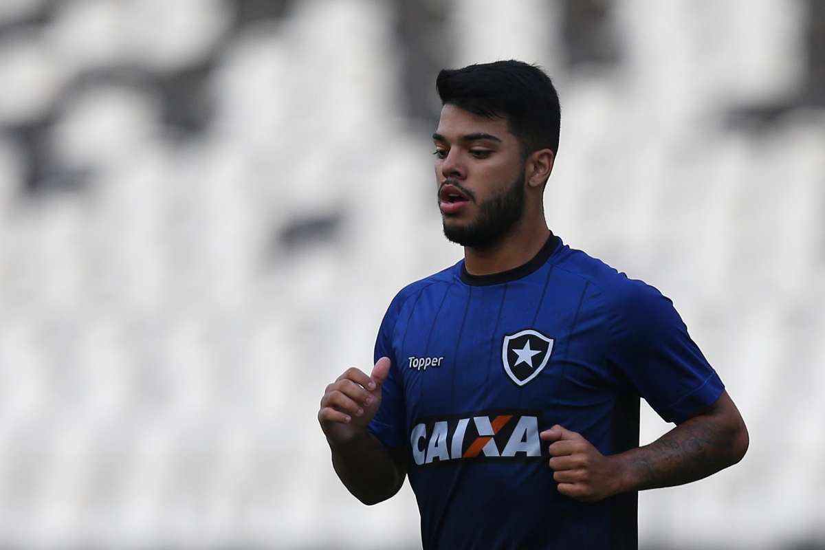 Leandrinho, meia do Botafogo - VÍTOR SILVA / SS PRESS / BOTAFOGO