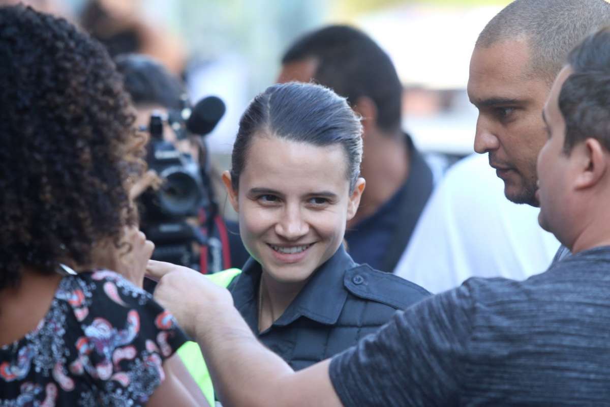 Marcos Palmeira nos bastidores de gravação de 'Intervenção'