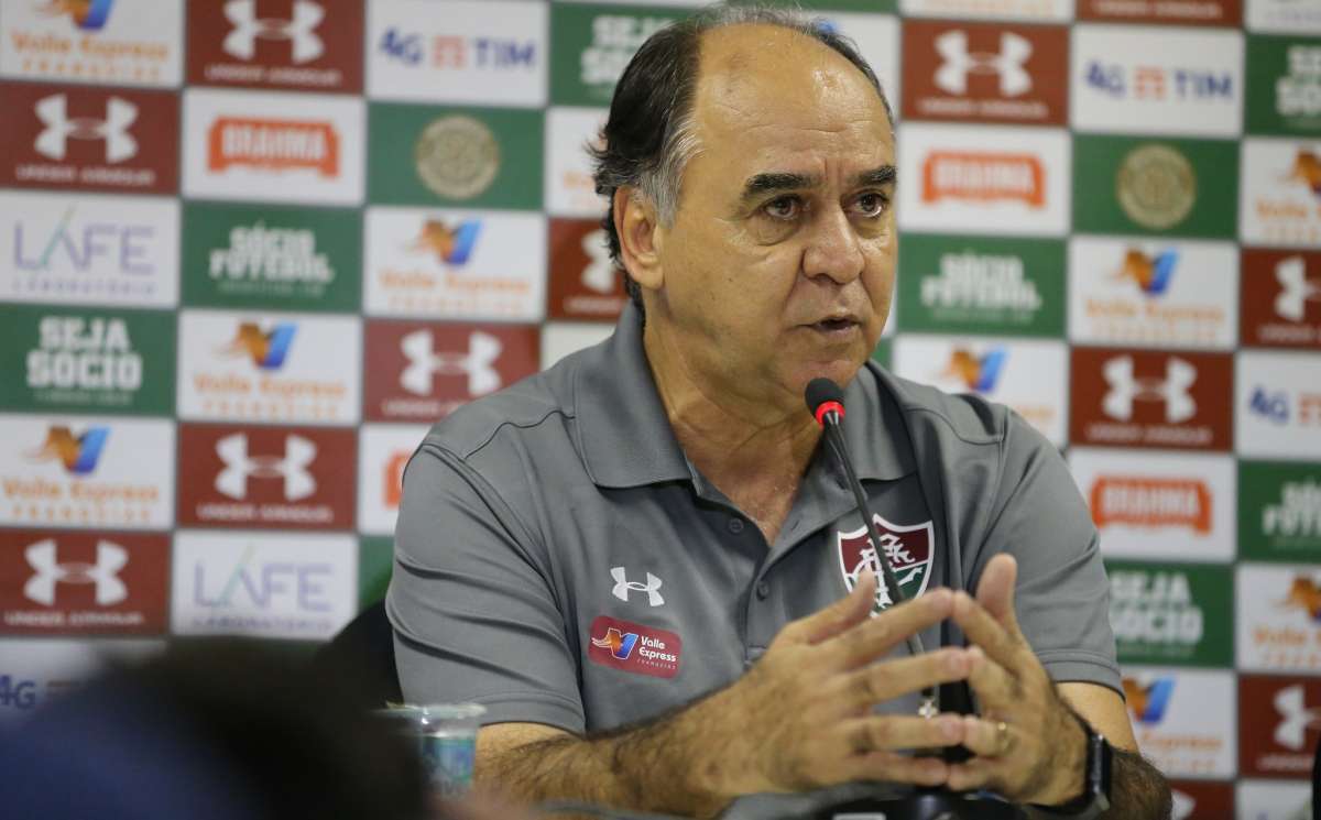 Marcelo Oliveira fala sobre partida de estreia à frente do Fluminense - Lucas Merçon/FFC
