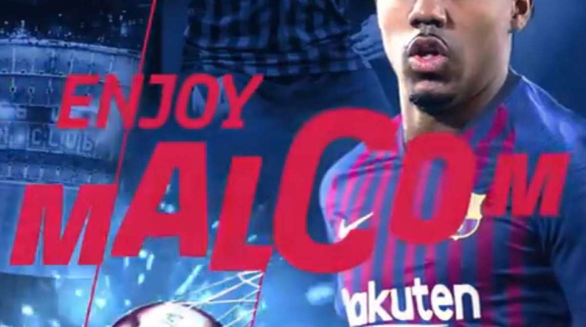 Malcom acertou com o Barcelona - Reprodução Internet
