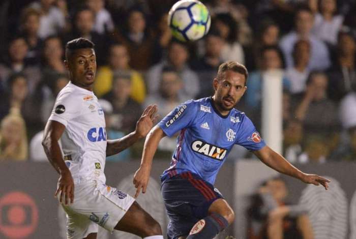 Flamengo empatou com o Santos por 1 a 1