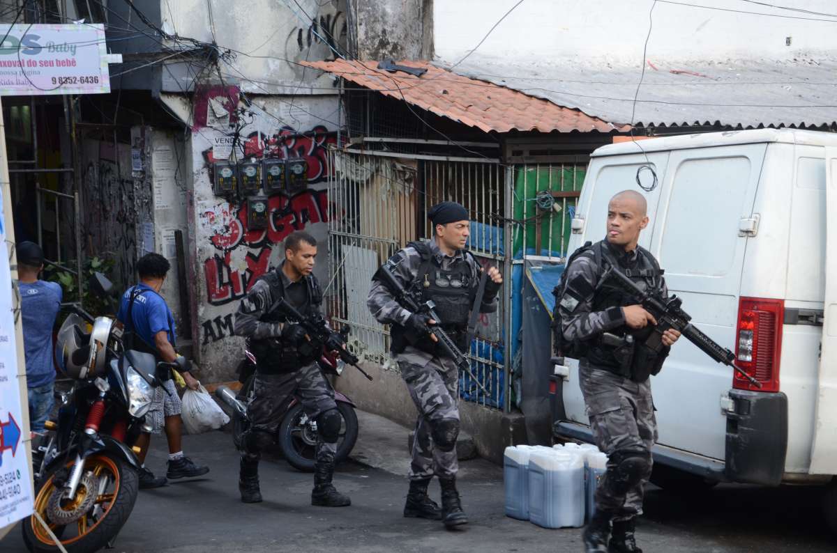 Pol&iacute;cia Militar iniciou a ocupa&ccedil;&atilde;o desta quarta na Rocinha - Vanessa Ataliba / Ag&ecirc;ncia O Dia