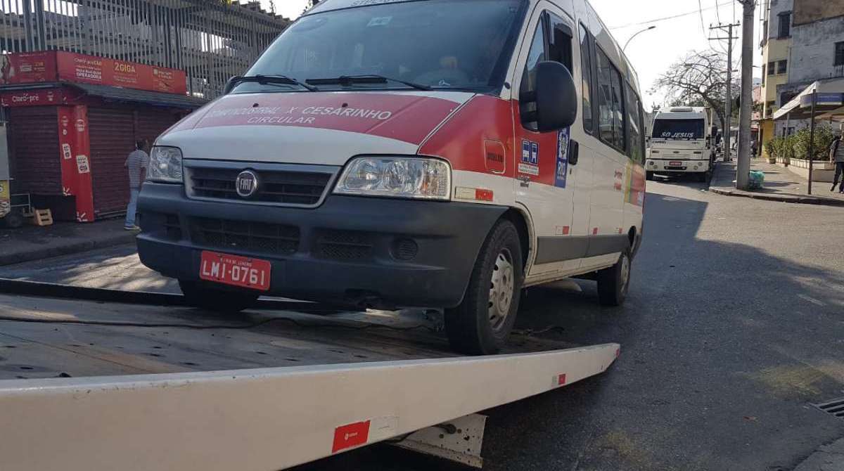 Vans são apreendidas em Campo Grande - Divulgação