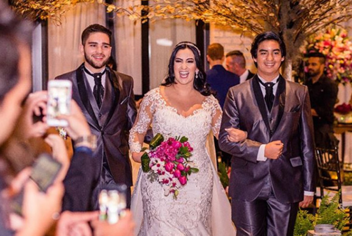 Fabíola Gadelha se casa com Bruno Amaral em São Paulo - Luiz Mazinho Photo / Reprodução Instagram