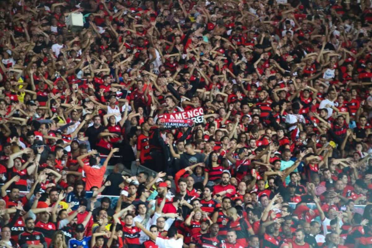Torcida do Flamengo no Maracan&atilde;