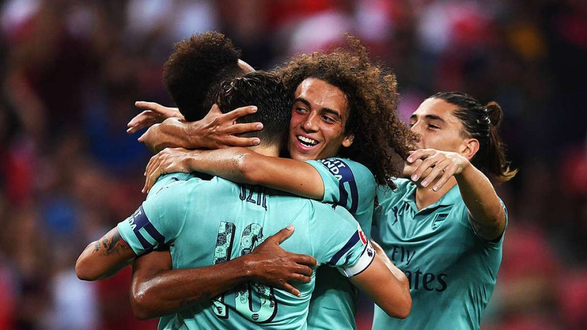 Arsenal arrasou o PSG na Ásia - Twitter/ Arsenal