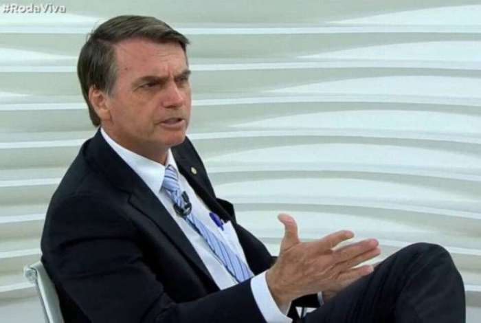 Jair Bolsonaro no 'Roda Viva'