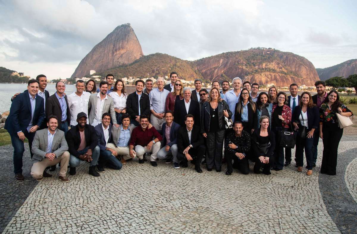 Empresários no evento de lançamento da Apresenta Rio, no Aterro do Flamengo - Divulgação