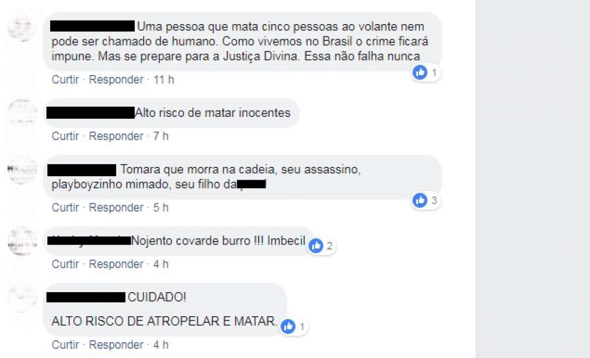 Perfil de Dheiverson foi atacado no Facebook