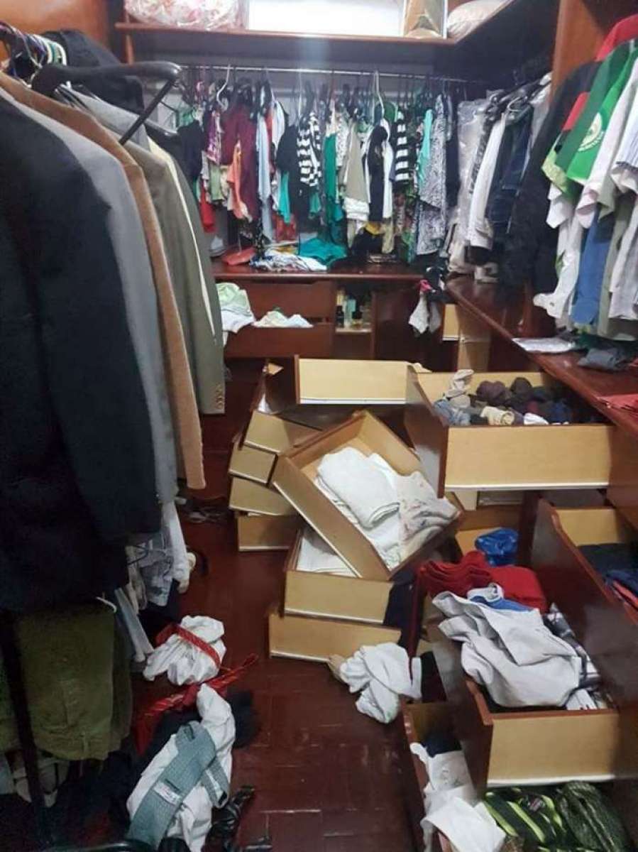 Closet do ex-vereador foi revirado