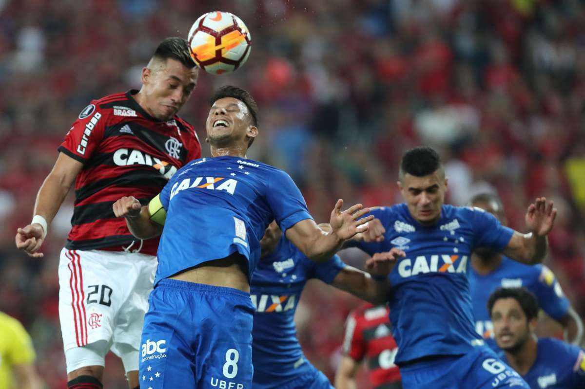 FLAMENGO X CRUZEIRO - 08/08/2018 - Copa Libertadores da Am&eacute;rica. Gilvan de Souza/Flamengo