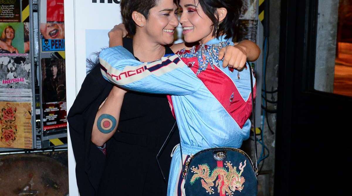 Nanda Costa e Lan Lanh na festa da revista 'Marie Claire'