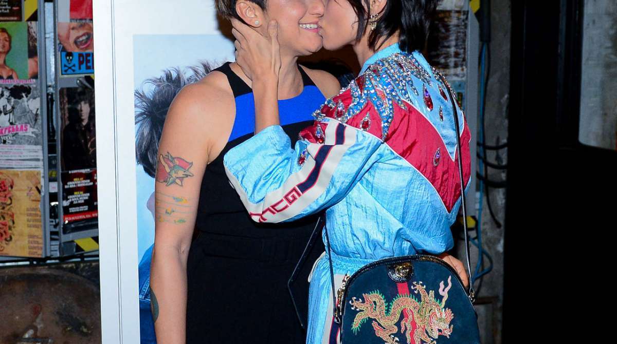 Nanda Costa e Lan Lanh na festa da revista 'Marie Claire'