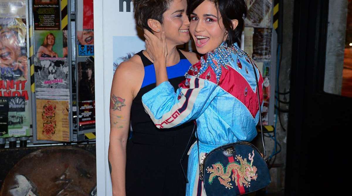 Nanda Costa e Lan Lanh na festa da revista 'Marie Claire'