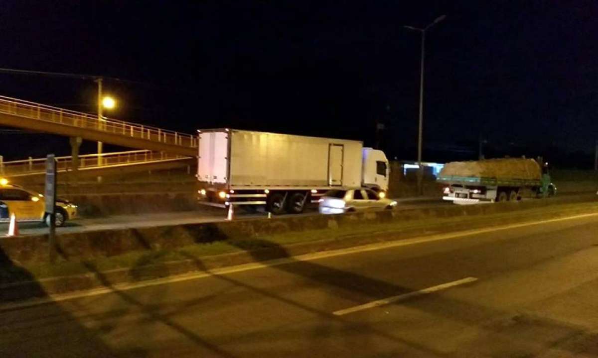 O crime provocou reflexos no trânsito da via