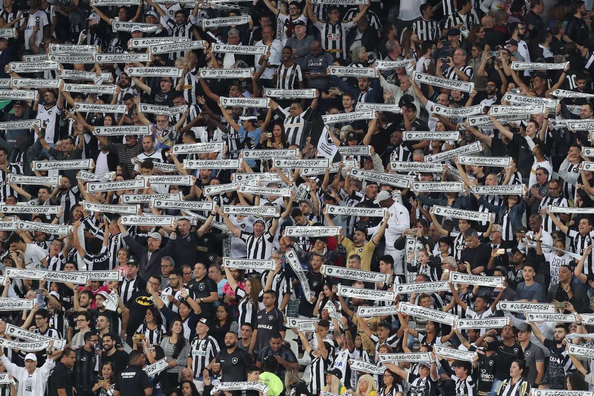 16/08/2018 - Coap Sulamericana / Conmebol 2018 - Jogo entre as equipe do Botafogo x Nacional, do Paraguai, realizado no estádio Nilton Santos, o Engenhão, no Rio de Janeiro, Brasil. Foto de Alexandre Brum -