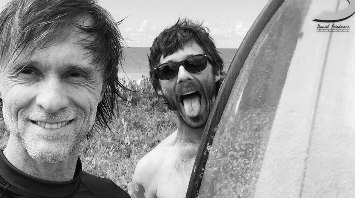 Marcelo Bonfá e o filho João Pedro Bonfá