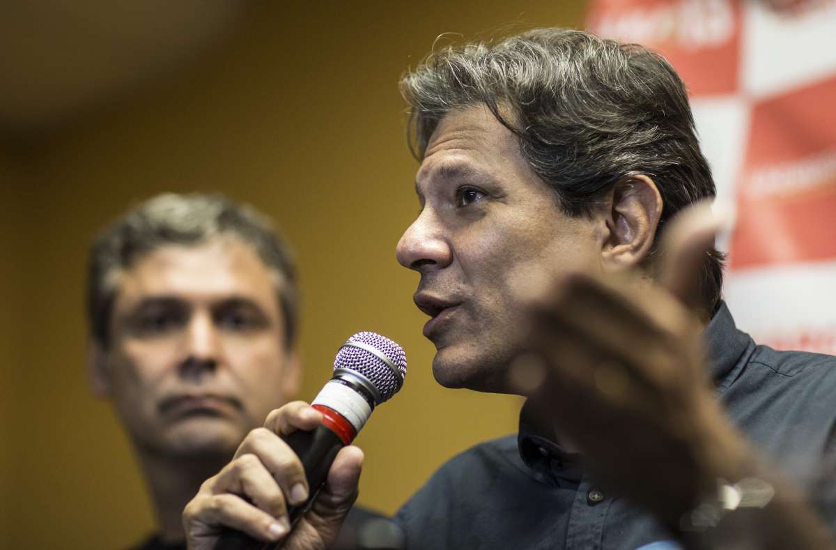 Entrevista com o candidato a presidencia da republica Fernando Haddad, no hotel Windsor centro da cidade do Rio. Rj, 28 de agosto.